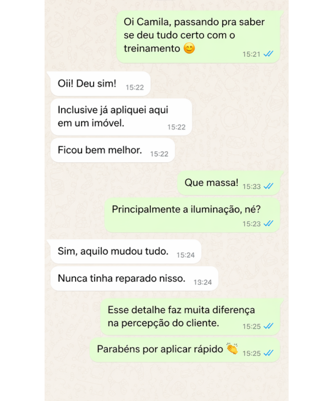 Depoimento de aluno do curso Foto ID 5